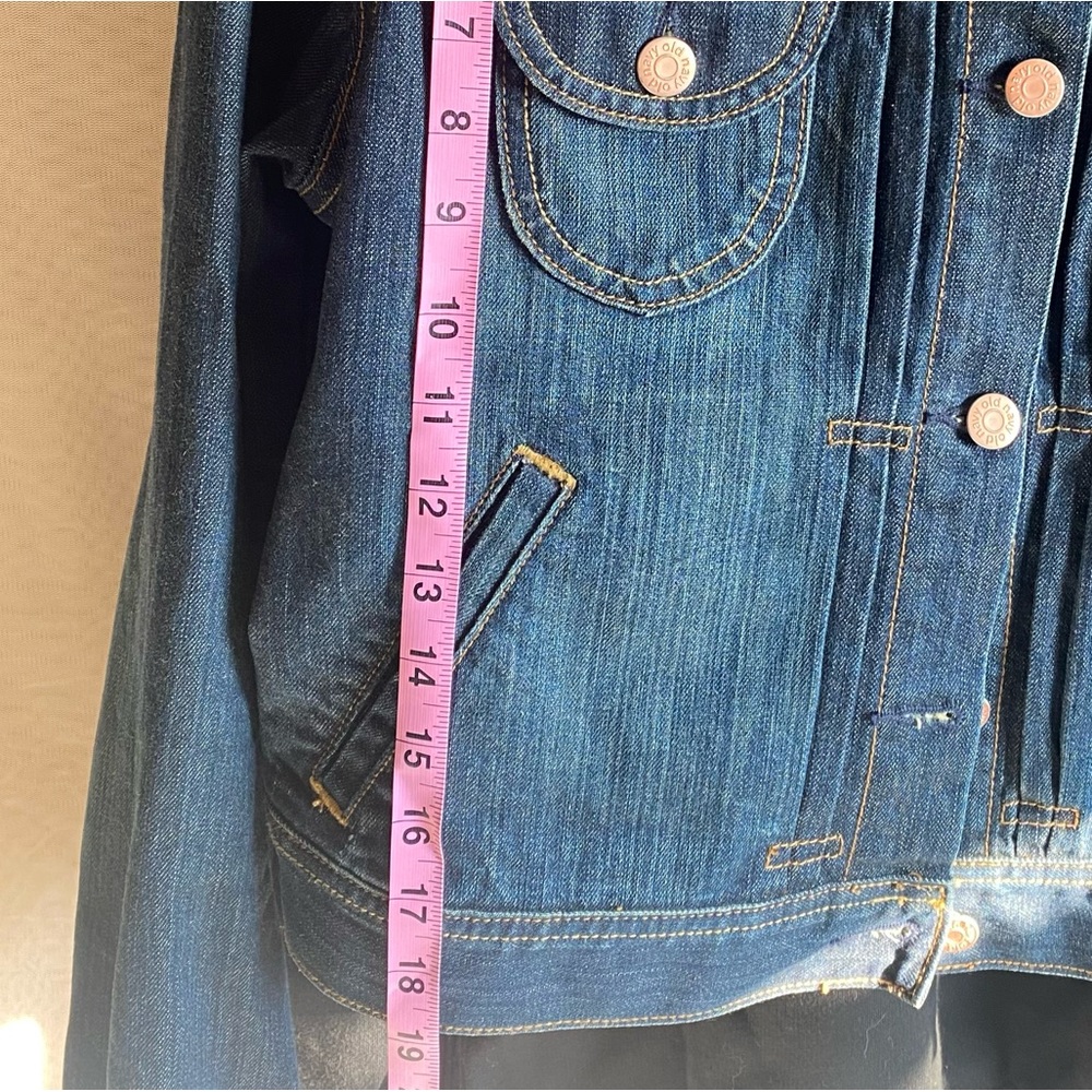 Old Navy jacket denim stretch women’s Large - Picture 5 of 6
